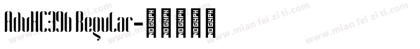 AdvHC39b Regular字体转换